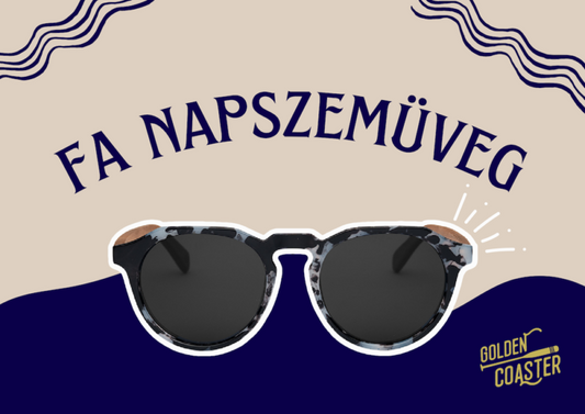 Divatos és környezetbarát viselet a fából készült napszemüveg