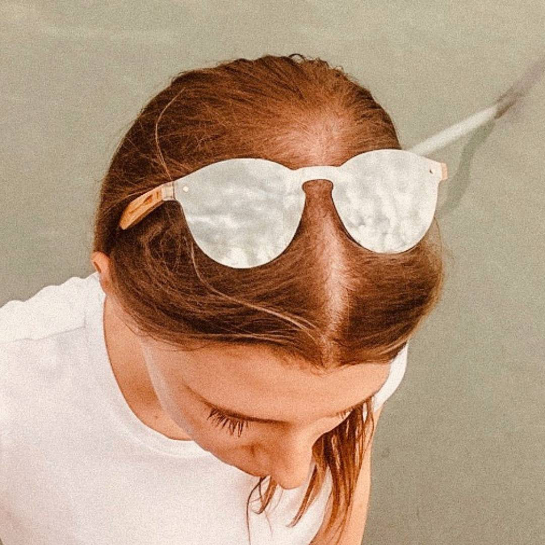 fa napszemüveg, fa keret, divatos napszemüveg