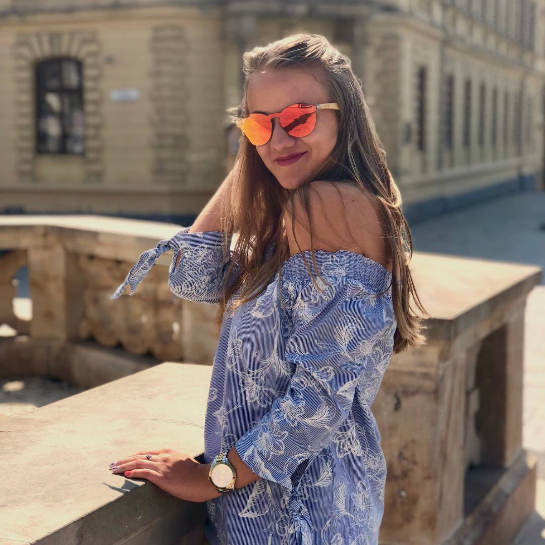 fa napszemüveg, fa keret, divatos napszemüveg