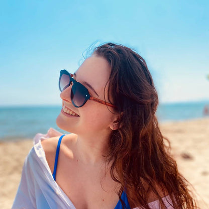 fa napszemüveg, fa keret, divatos napszemüveg