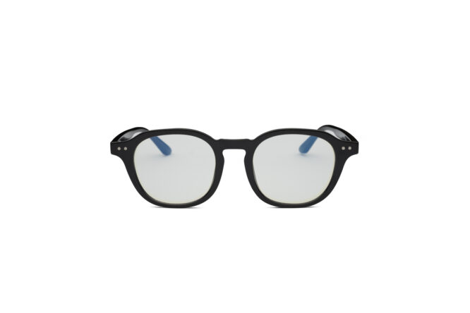 kékfényszűrős fekete szemüveg
